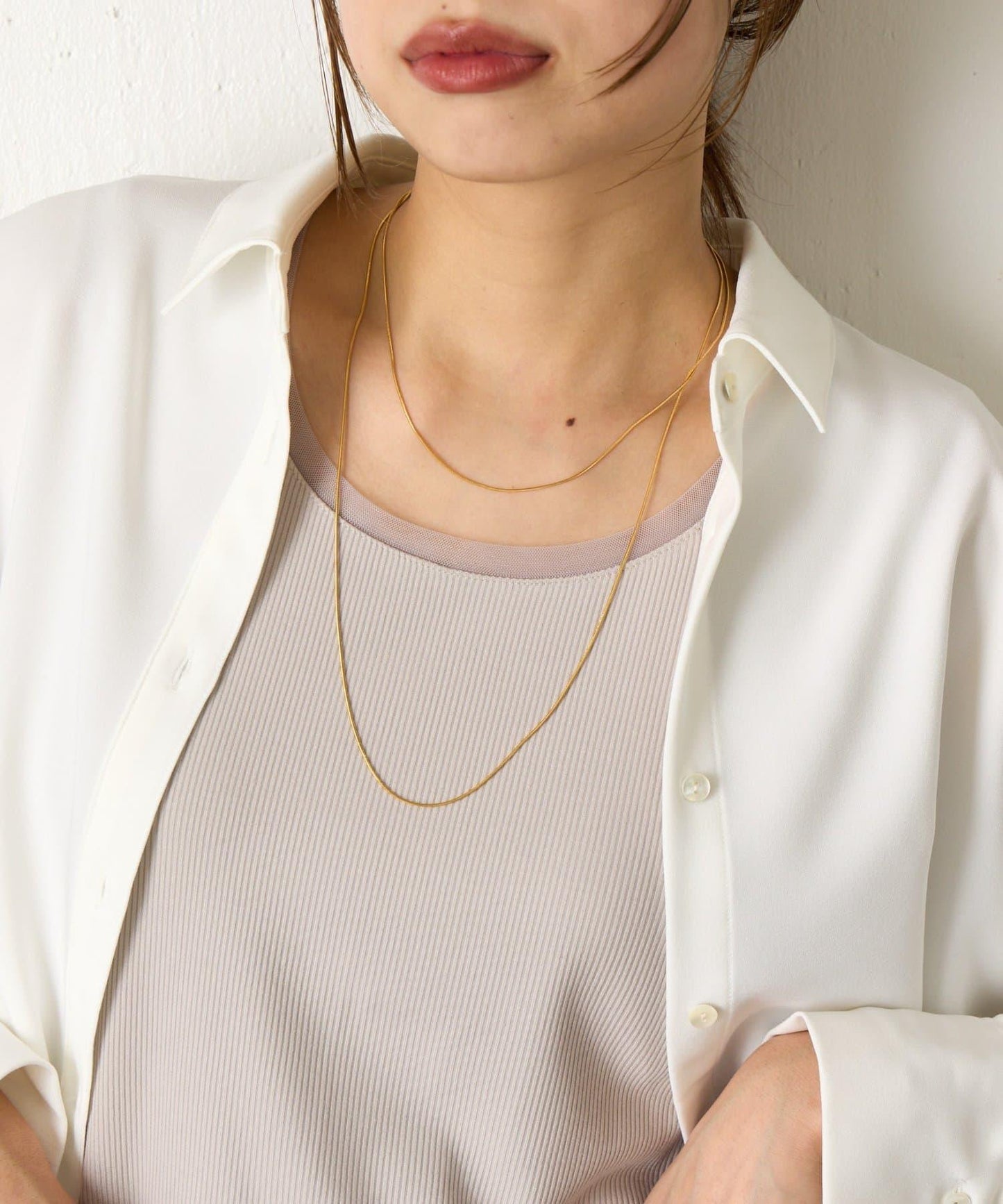 雙層蛇骨鏈項鍊