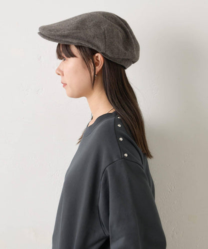 【WHIMSIC】水洗染色鉚釘裝飾衛衣套頭衫