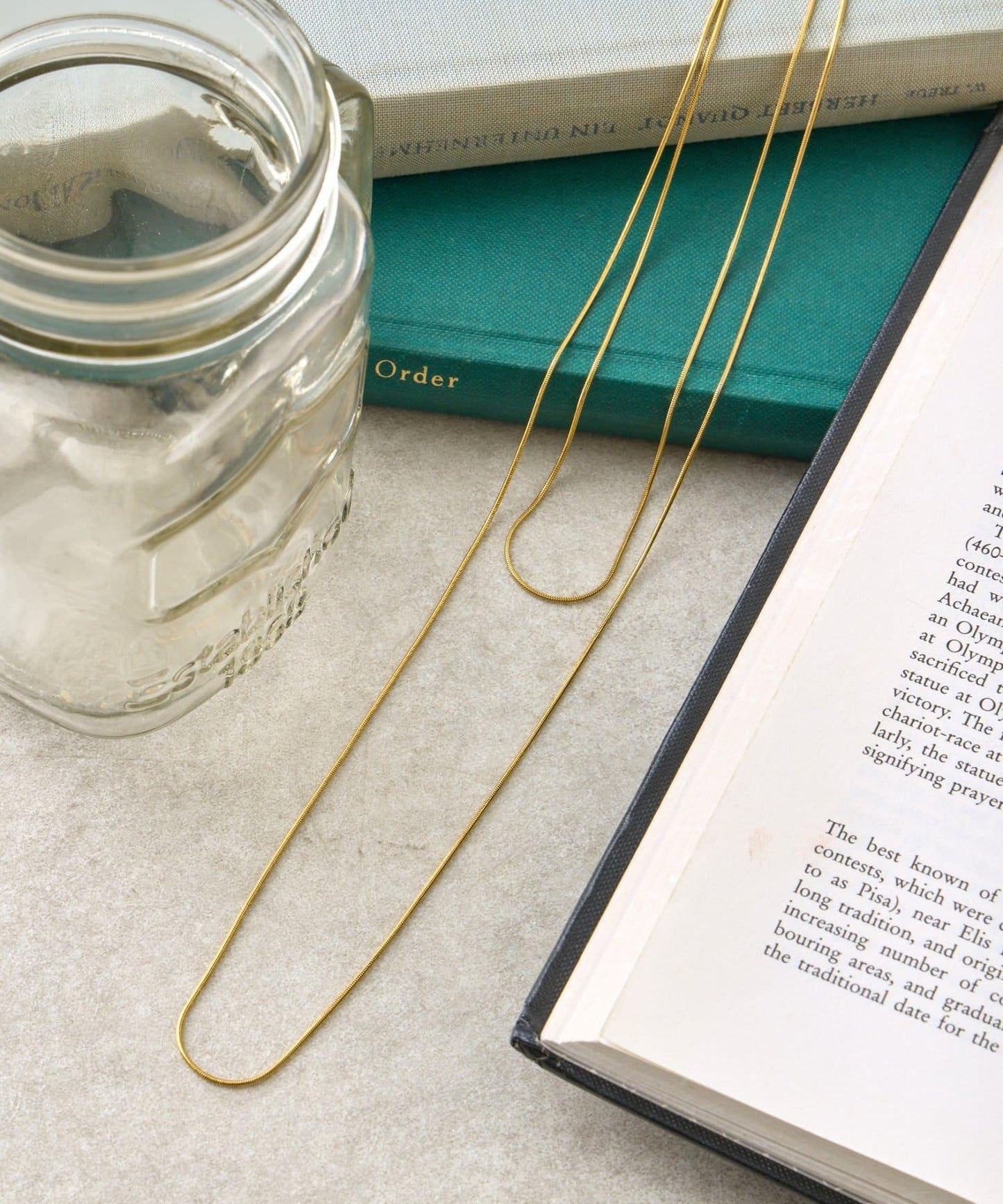 雙層蛇骨鏈項鍊