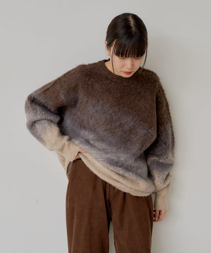 【WHIMSIC】漸變色針織套頭衫