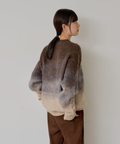 【WHIMSIC】漸變色針織套頭衫