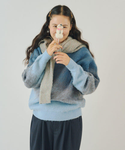 【WHIMSIC】漸變色針織套頭衫