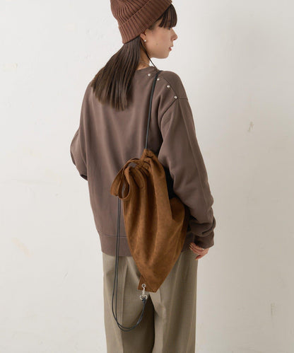 【WHIMSIC】水洗染色鉚釘裝飾衛衣套頭衫