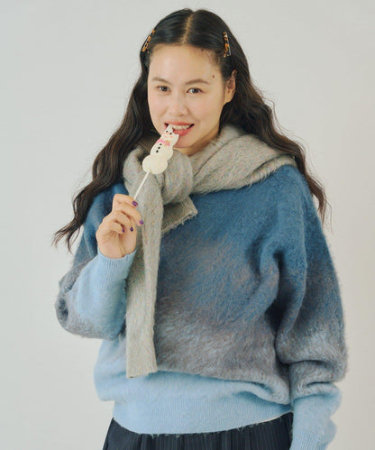 【WHIMSIC】漸變色針織套頭衫