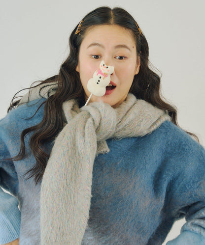 【WHIMSIC】漸變色針織套頭衫