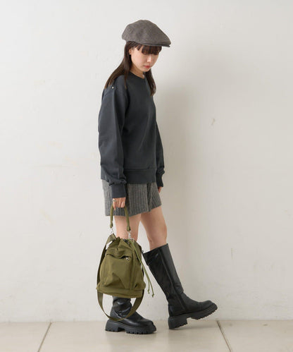 【WHIMSIC】水洗染色鉚釘裝飾衛衣套頭衫