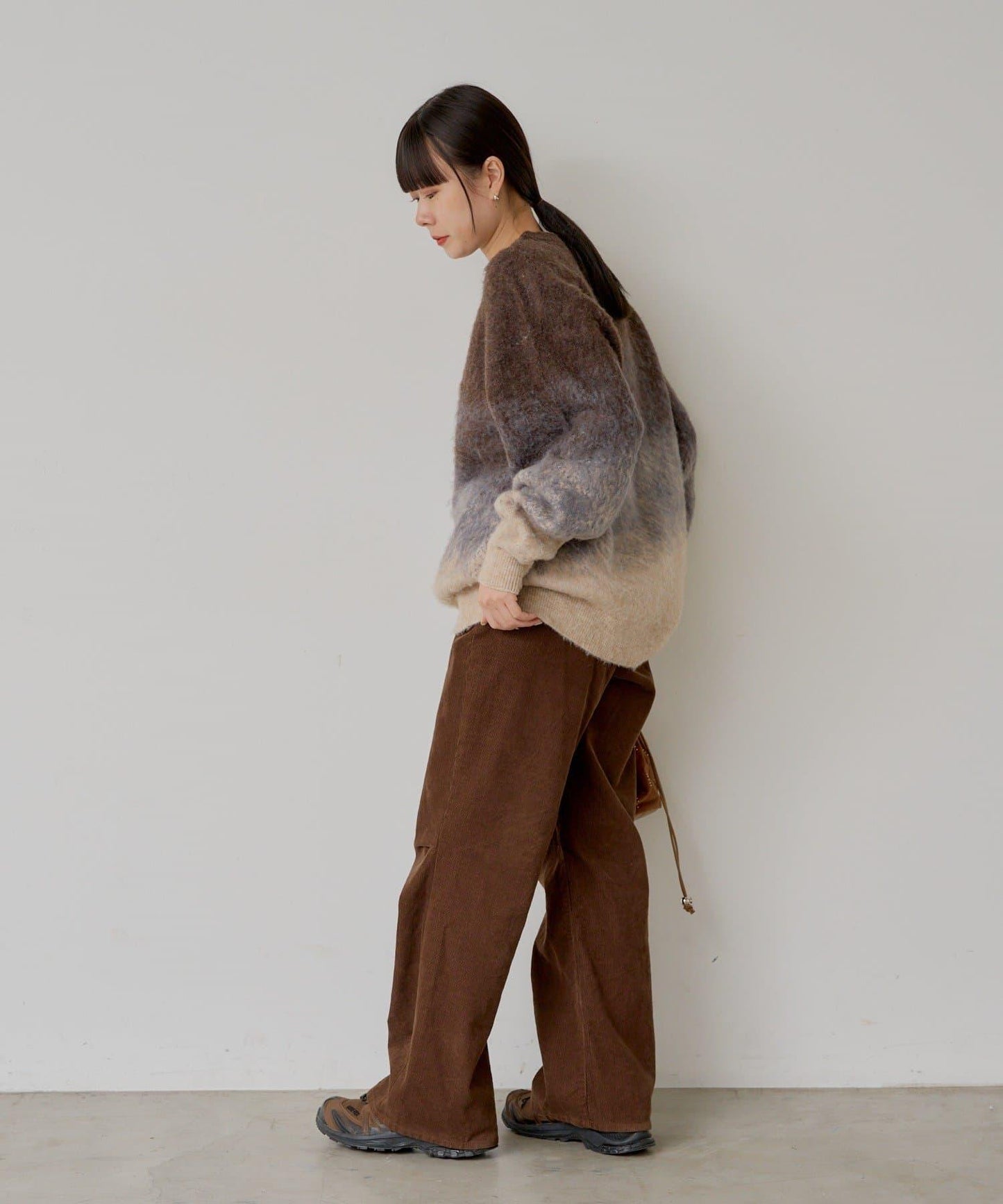 【WHIMSIC】漸變色針織套頭衫