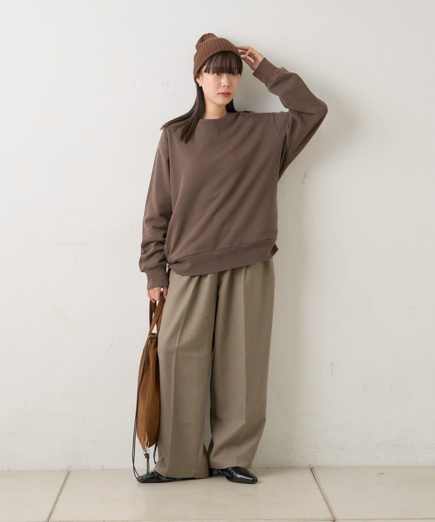 【WHIMSIC】水洗染色鉚釘裝飾衛衣套頭衫