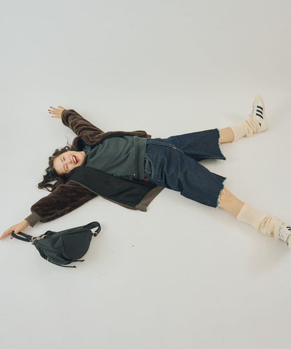 【WHIMSIC】水洗染色鉚釘裝飾衛衣套頭衫