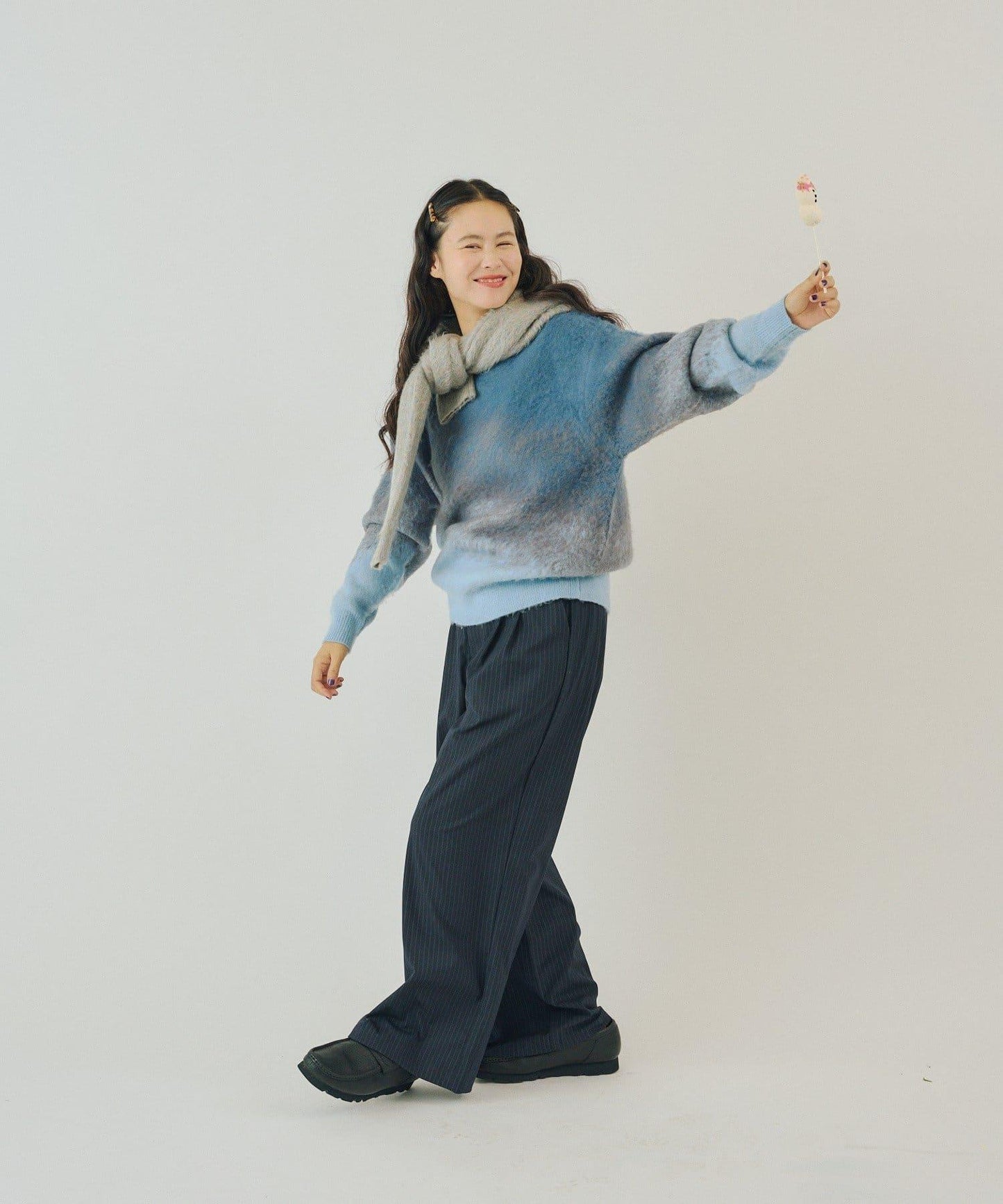 【WHIMSIC】漸變色針織套頭衫