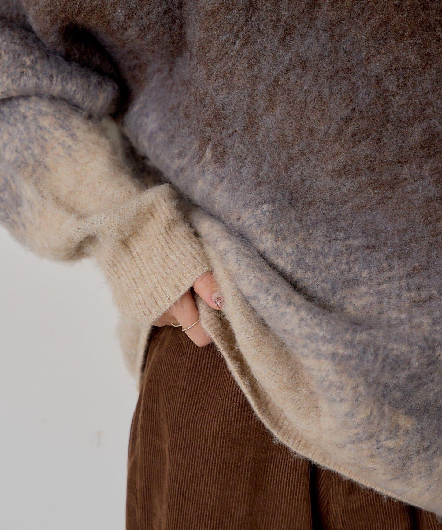 【WHIMSIC】漸變色針織套頭衫