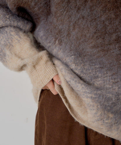 【WHIMSIC】漸變色針織套頭衫