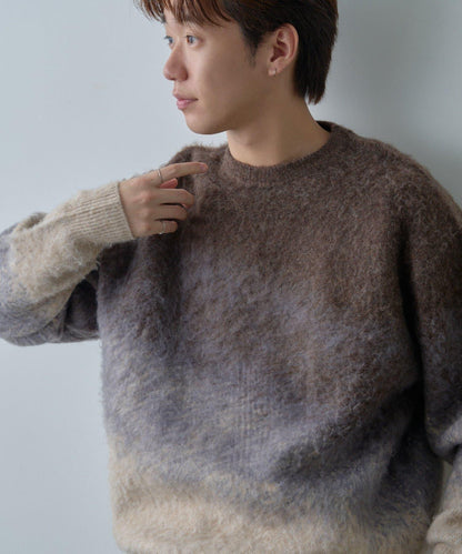 【WHIMSIC】漸變色針織套頭衫