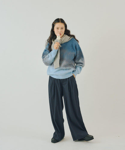 【WHIMSIC】漸變色針織套頭衫