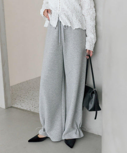 抽繩束腳休閒褲