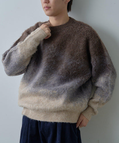 【WHIMSIC】漸變色針織套頭衫