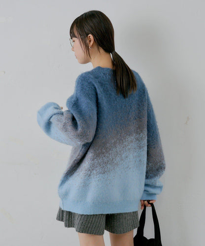 【WHIMSIC】漸變色針織套頭衫