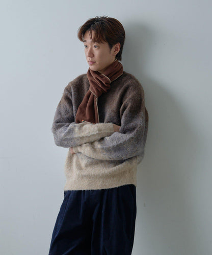 【WHIMSIC】漸變色針織套頭衫