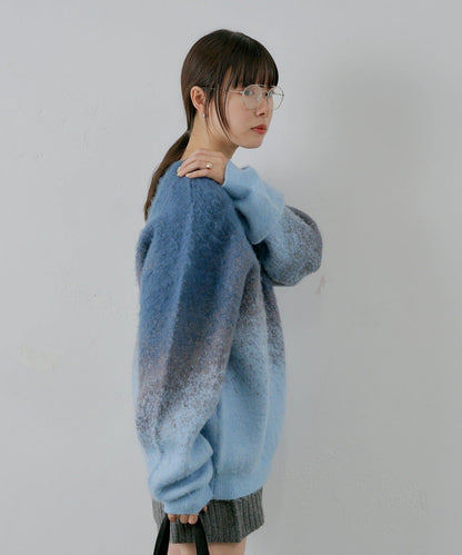 【WHIMSIC】漸變色針織套頭衫