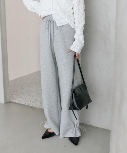 抽繩束腳休閒褲