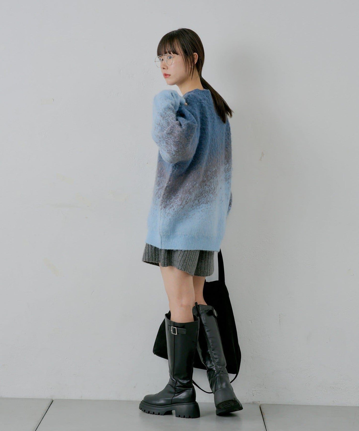 【WHIMSIC】漸變色針織套頭衫