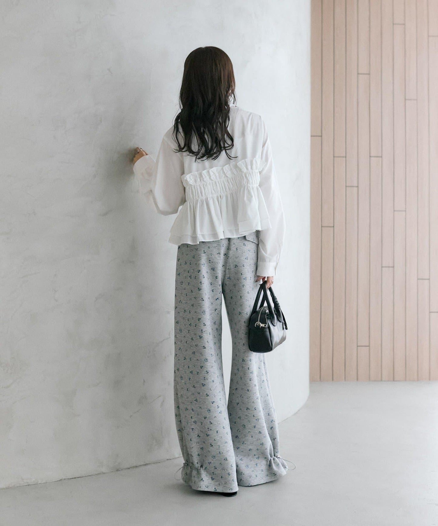 抽繩束腳休閒褲