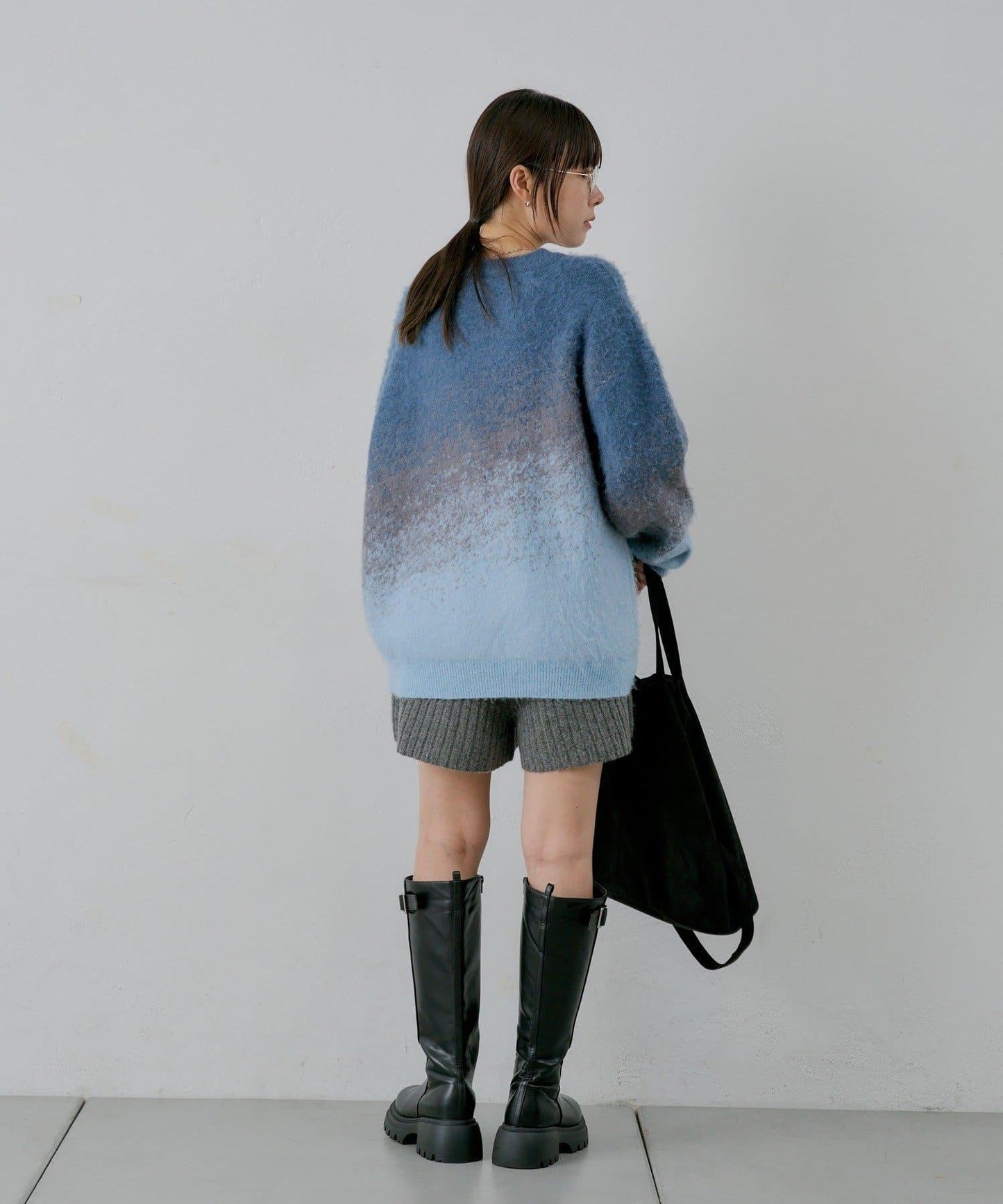 【WHIMSIC】漸變色針織套頭衫