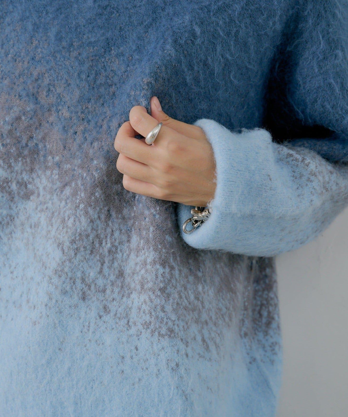 【WHIMSIC】漸變色針織套頭衫