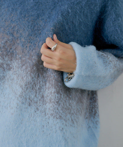 【WHIMSIC】漸變色針織套頭衫