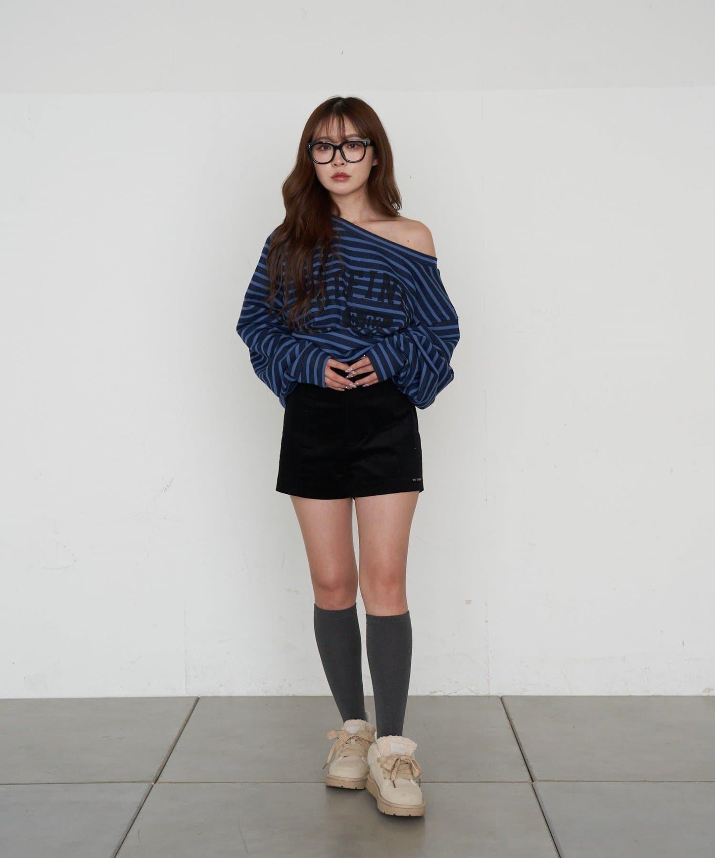 燈芯絨微型短褲