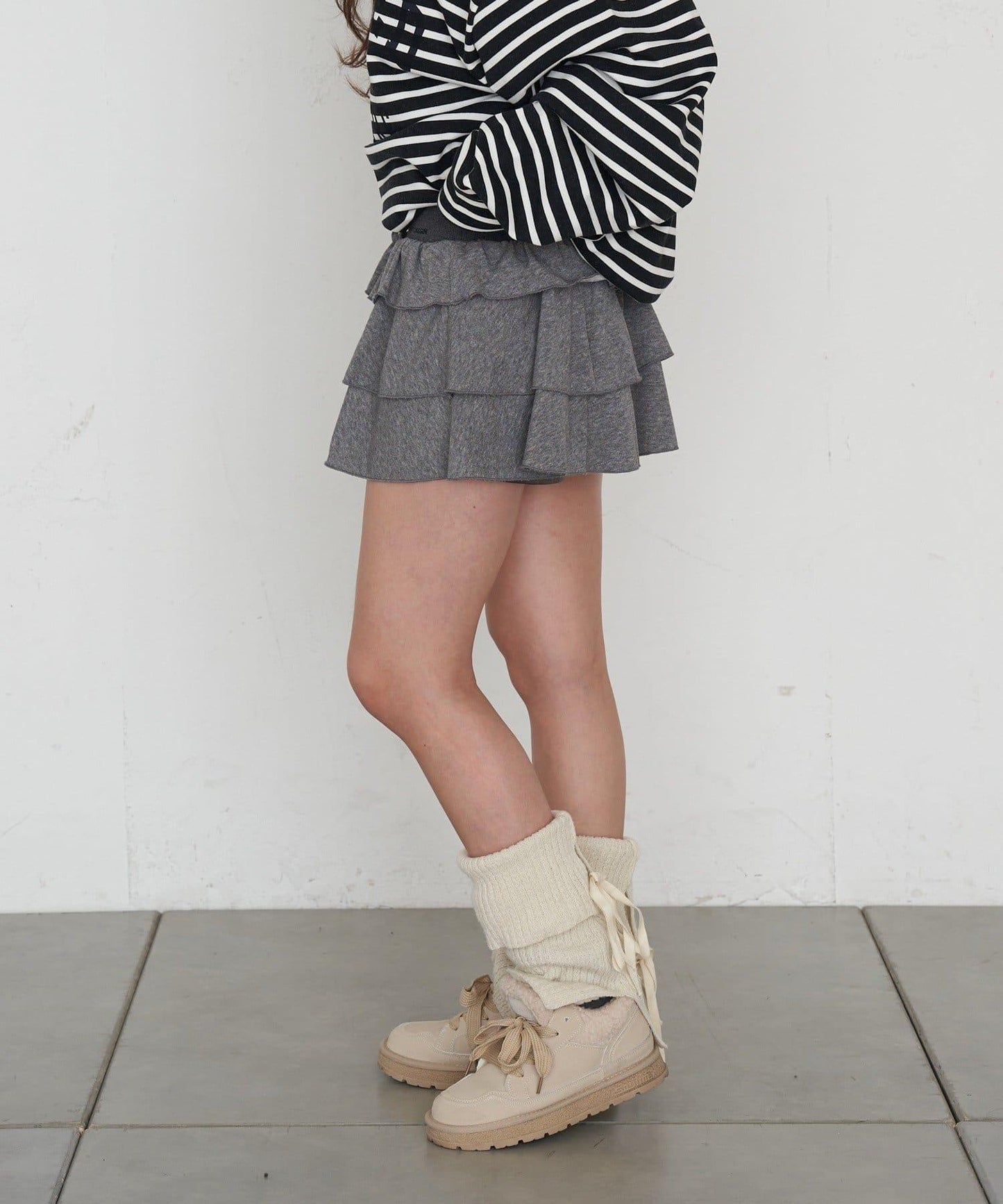 層疊蓬鬆迷你裙