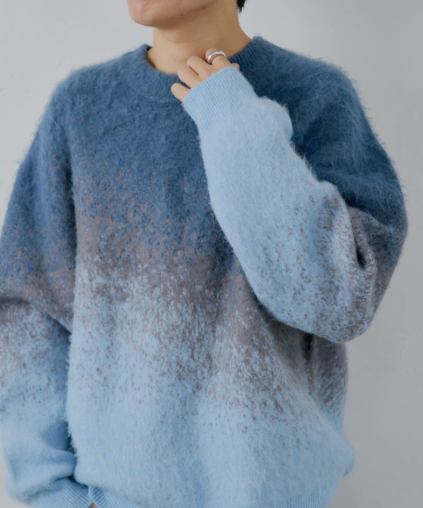 【WHIMSIC】漸變色針織套頭衫