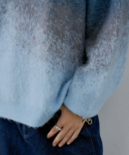 【WHIMSIC】漸變色針織套頭衫