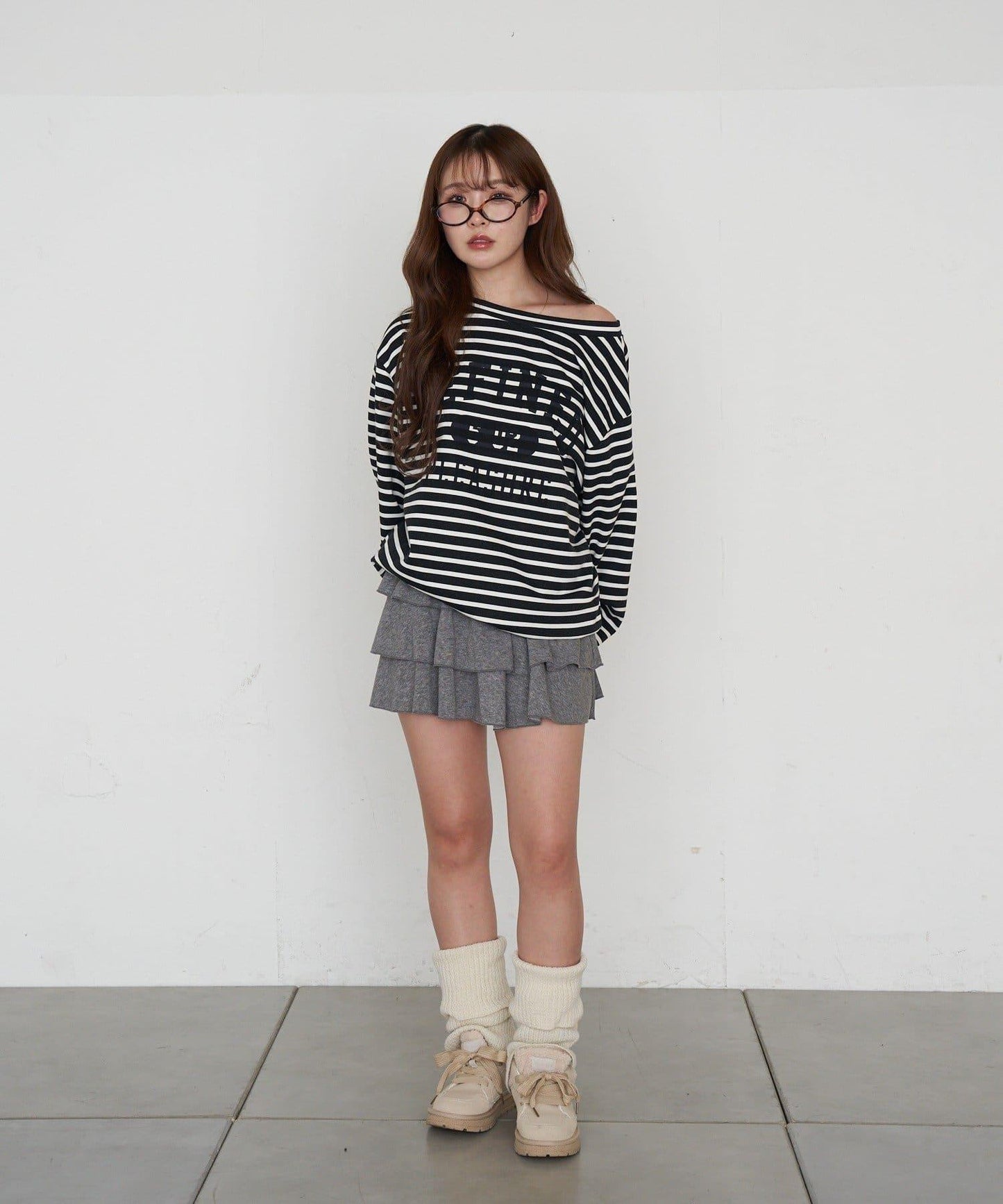 層疊蓬鬆迷你裙