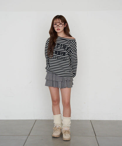 層疊蓬鬆迷你裙