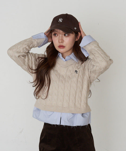 襯衫領針織毛衣