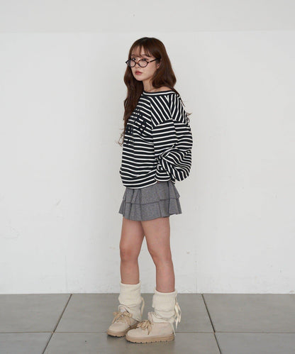 層疊蓬鬆迷你裙