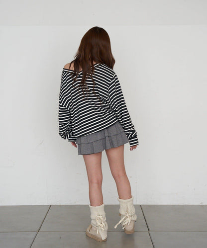 層疊蓬鬆迷你裙