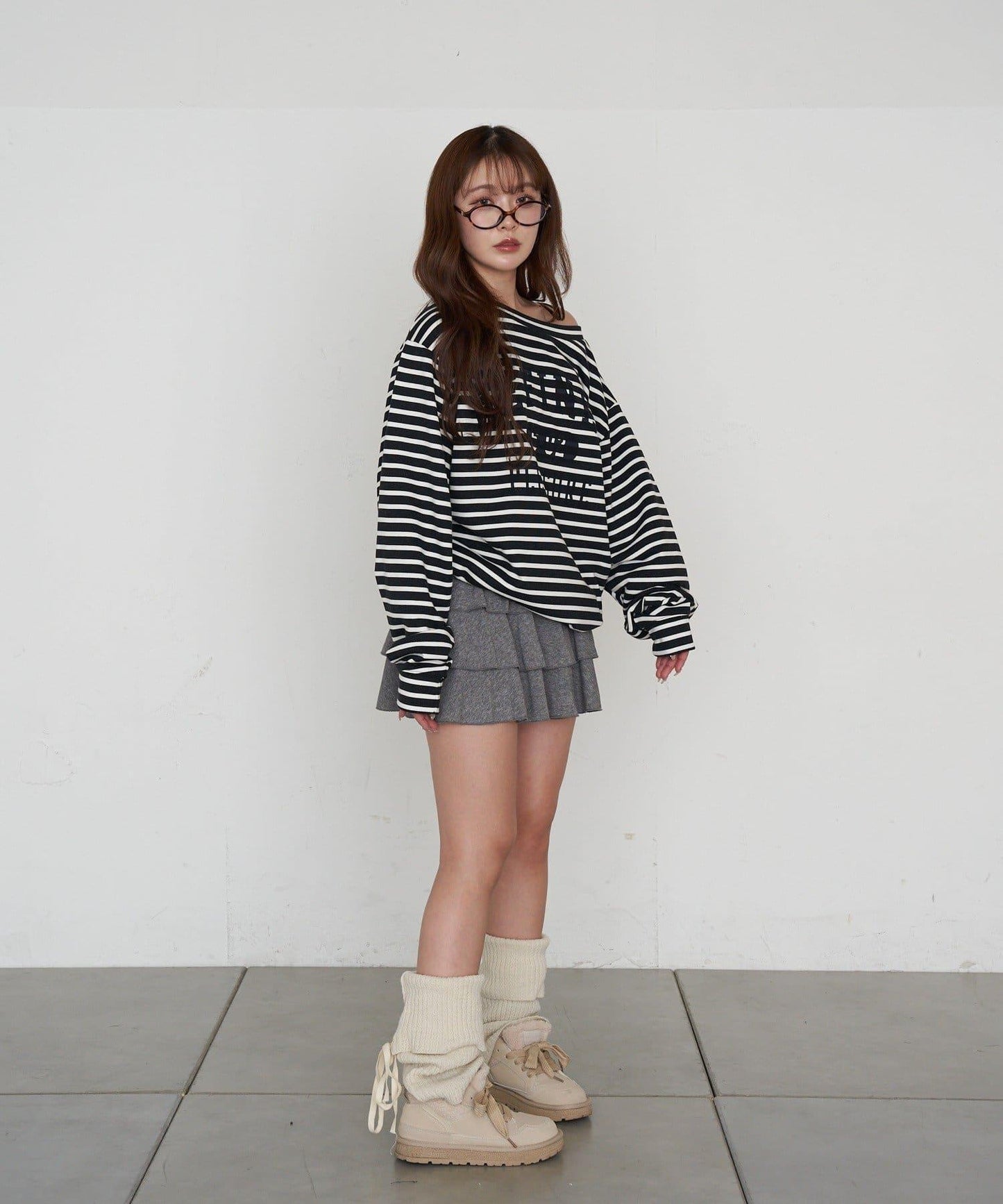 層疊蓬鬆迷你裙