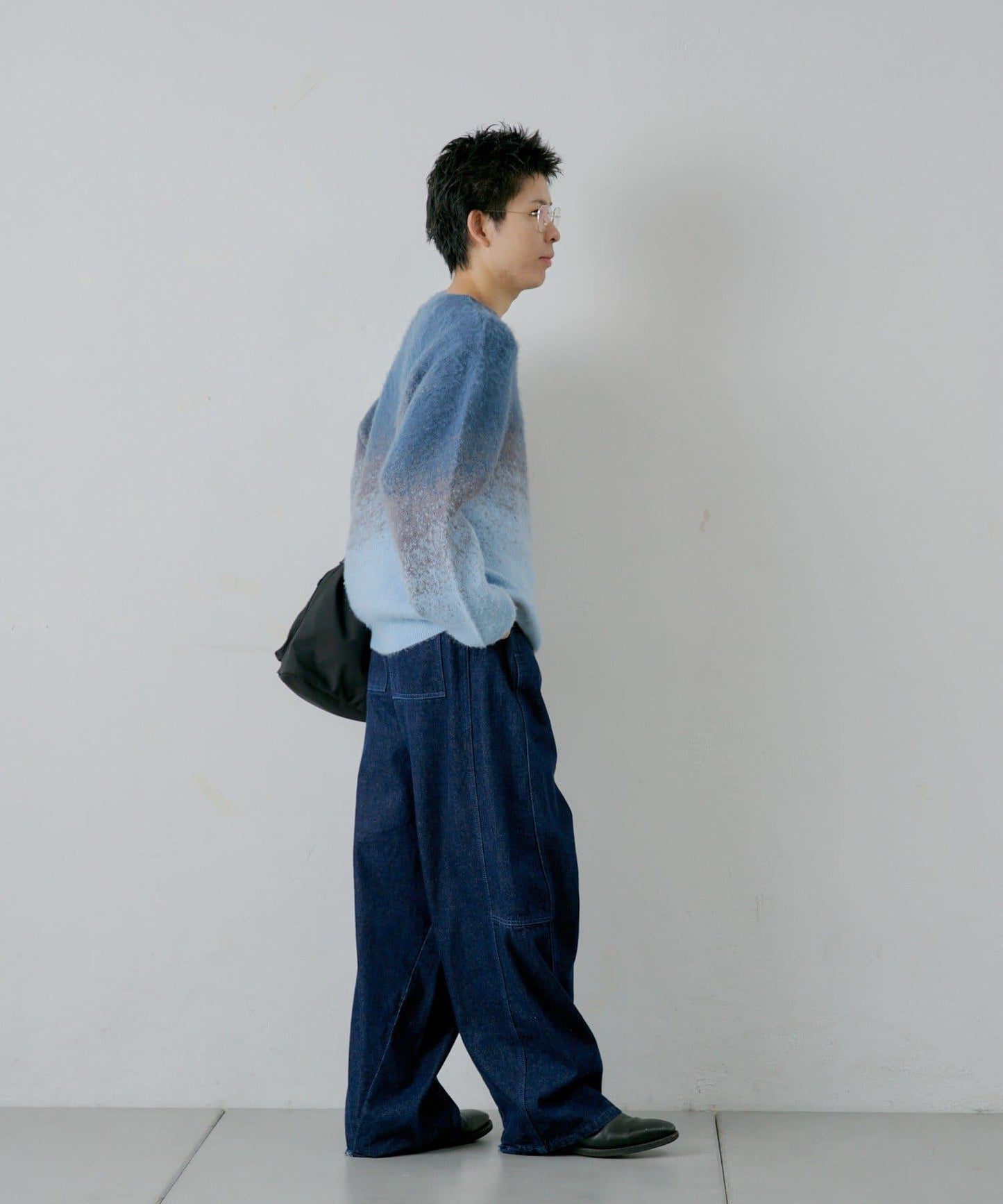 【WHIMSIC】漸變色針織套頭衫