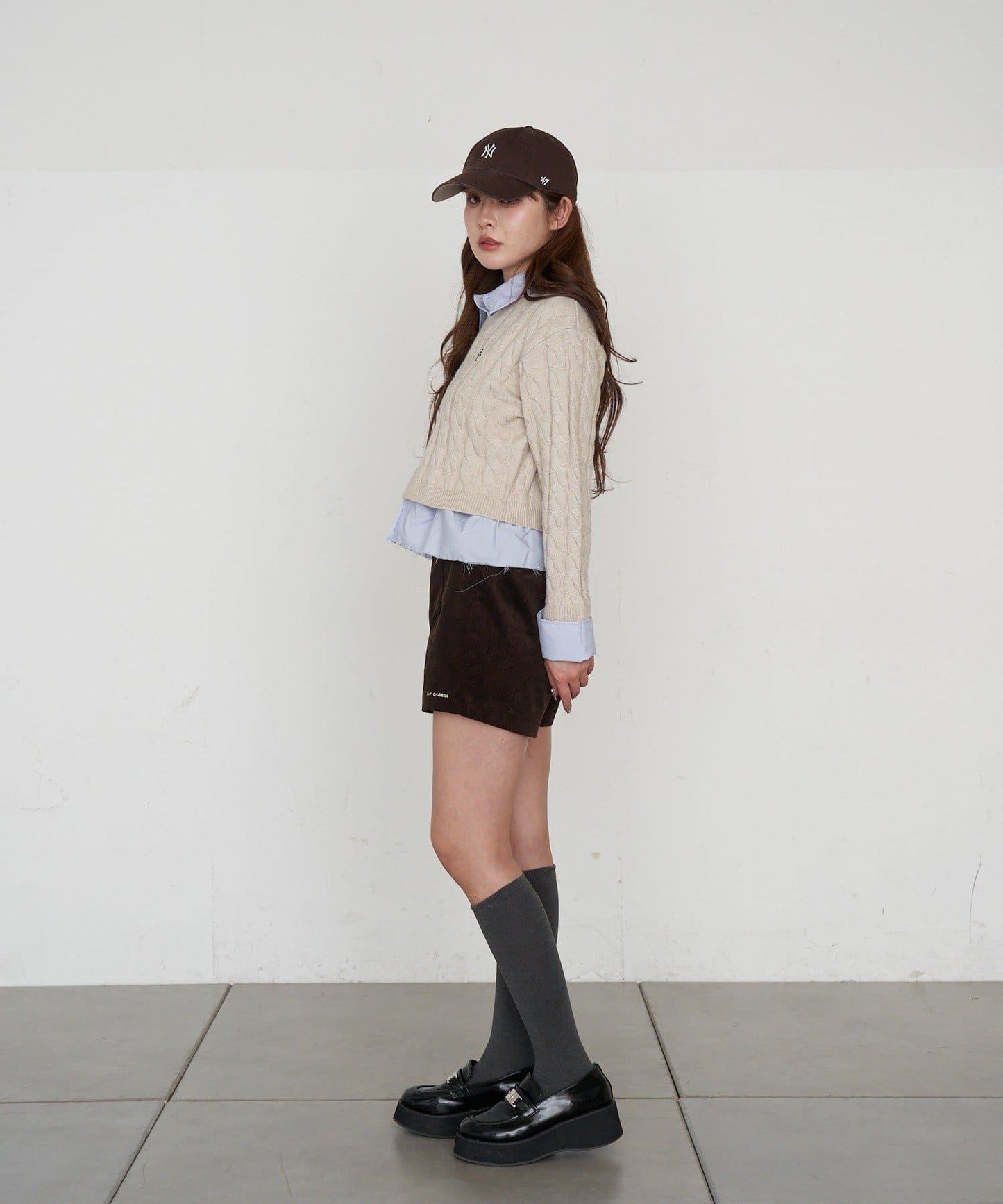 襯衫領針織毛衣