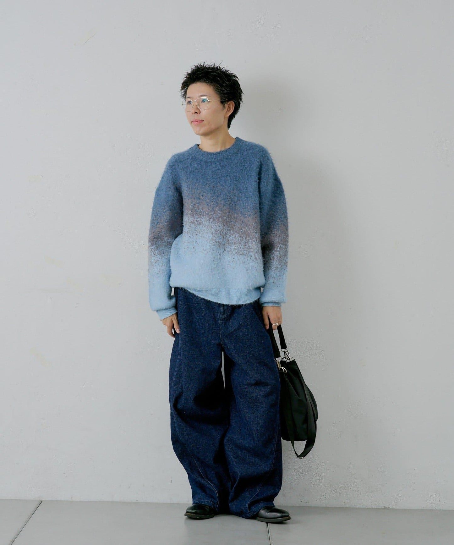 【WHIMSIC】漸變色針織套頭衫