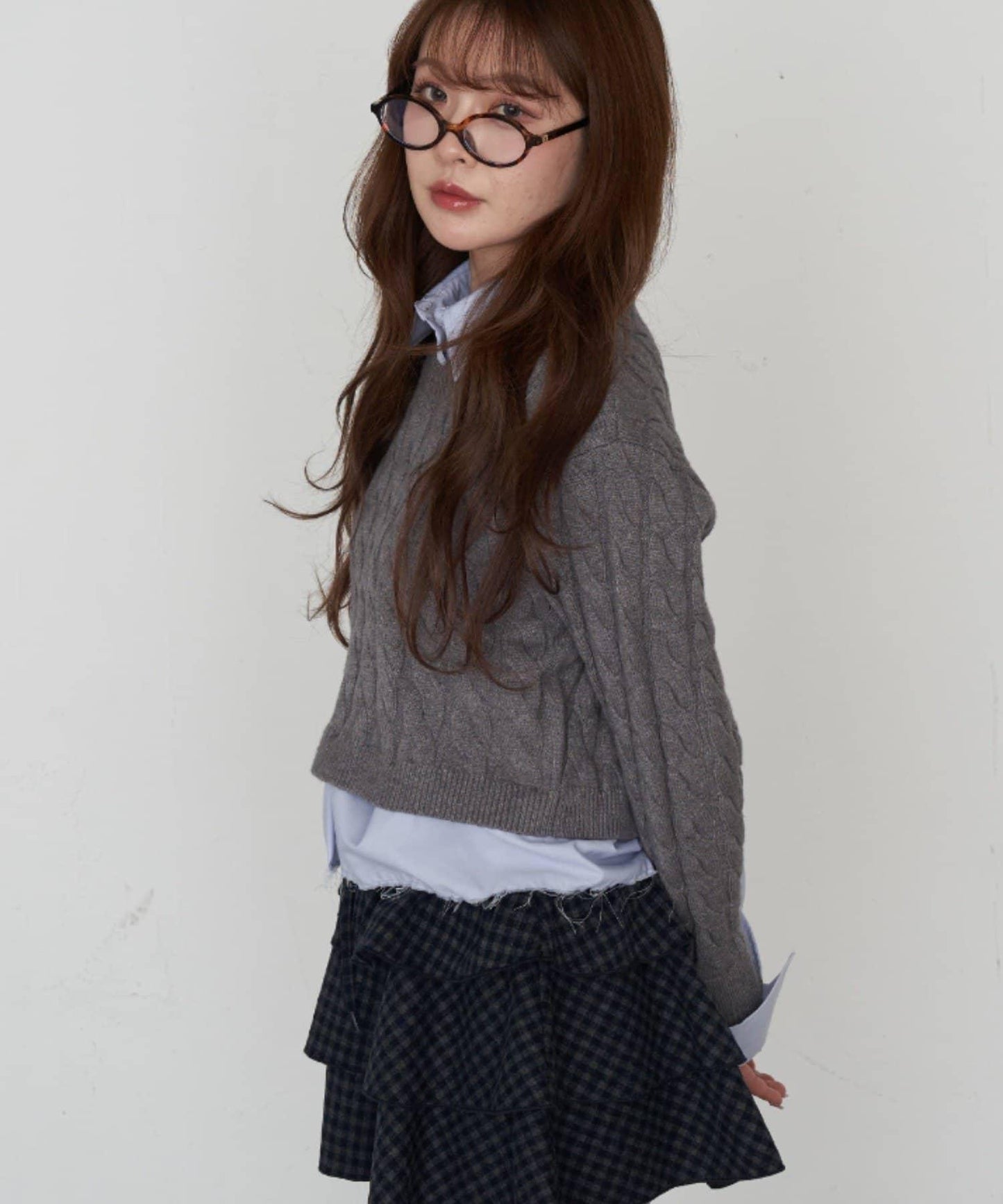 襯衫領針織毛衣