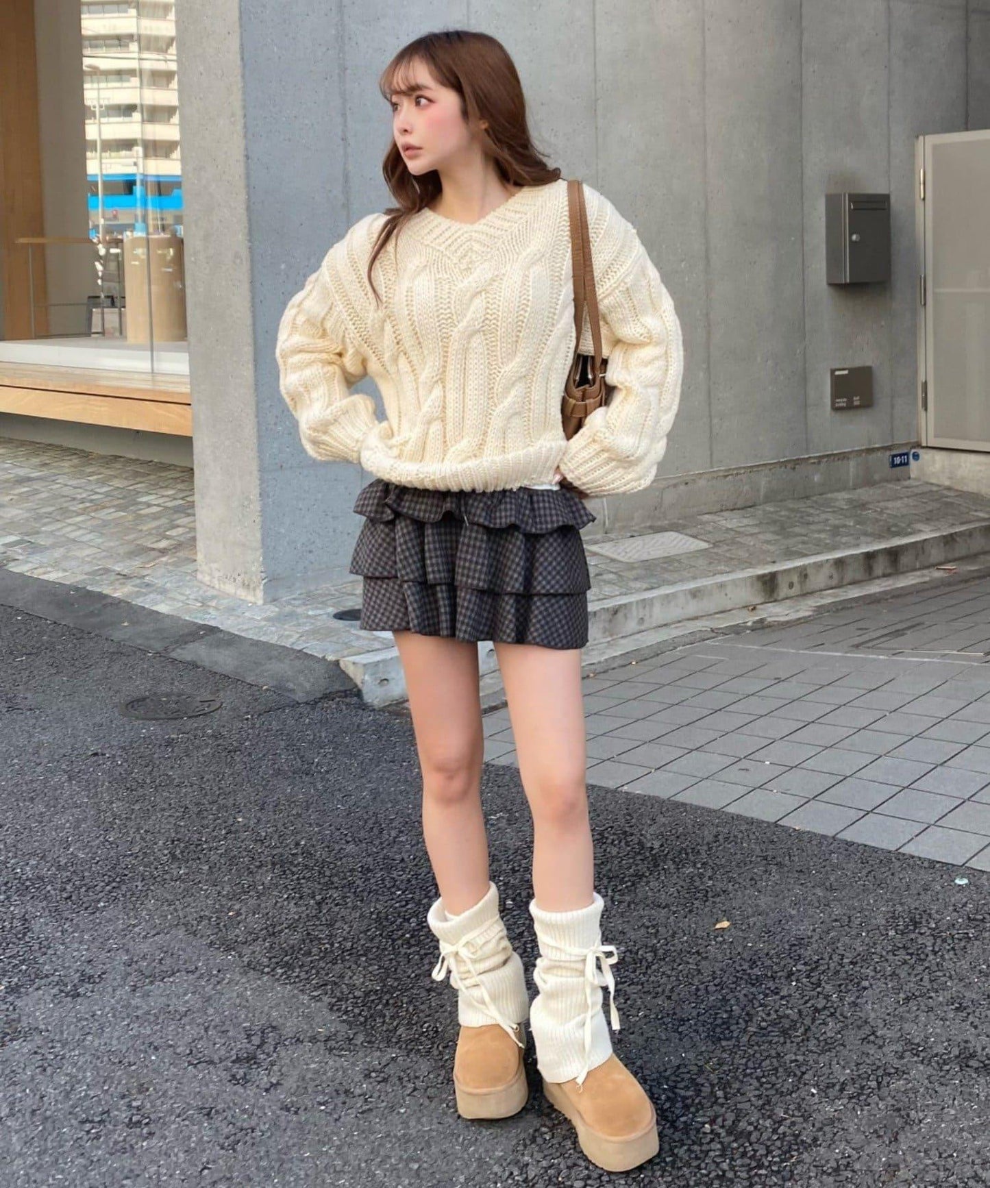 層疊蓬鬆迷你裙