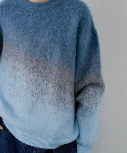 【WHIMSIC】漸變色針織套頭衫