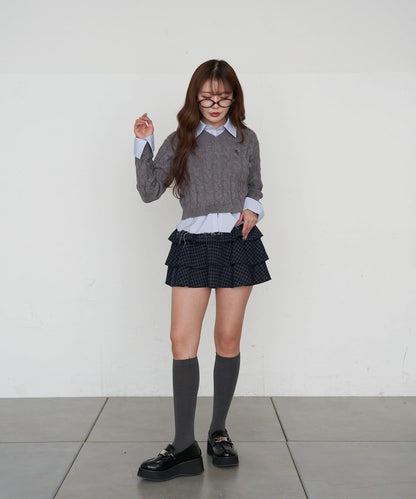 襯衫領針織毛衣