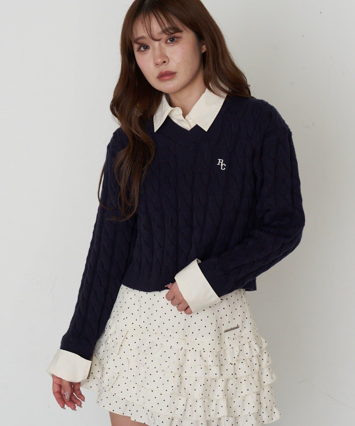 襯衫領針織毛衣