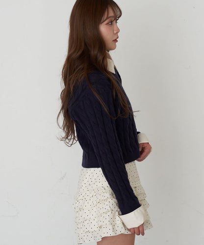 襯衫領針織毛衣