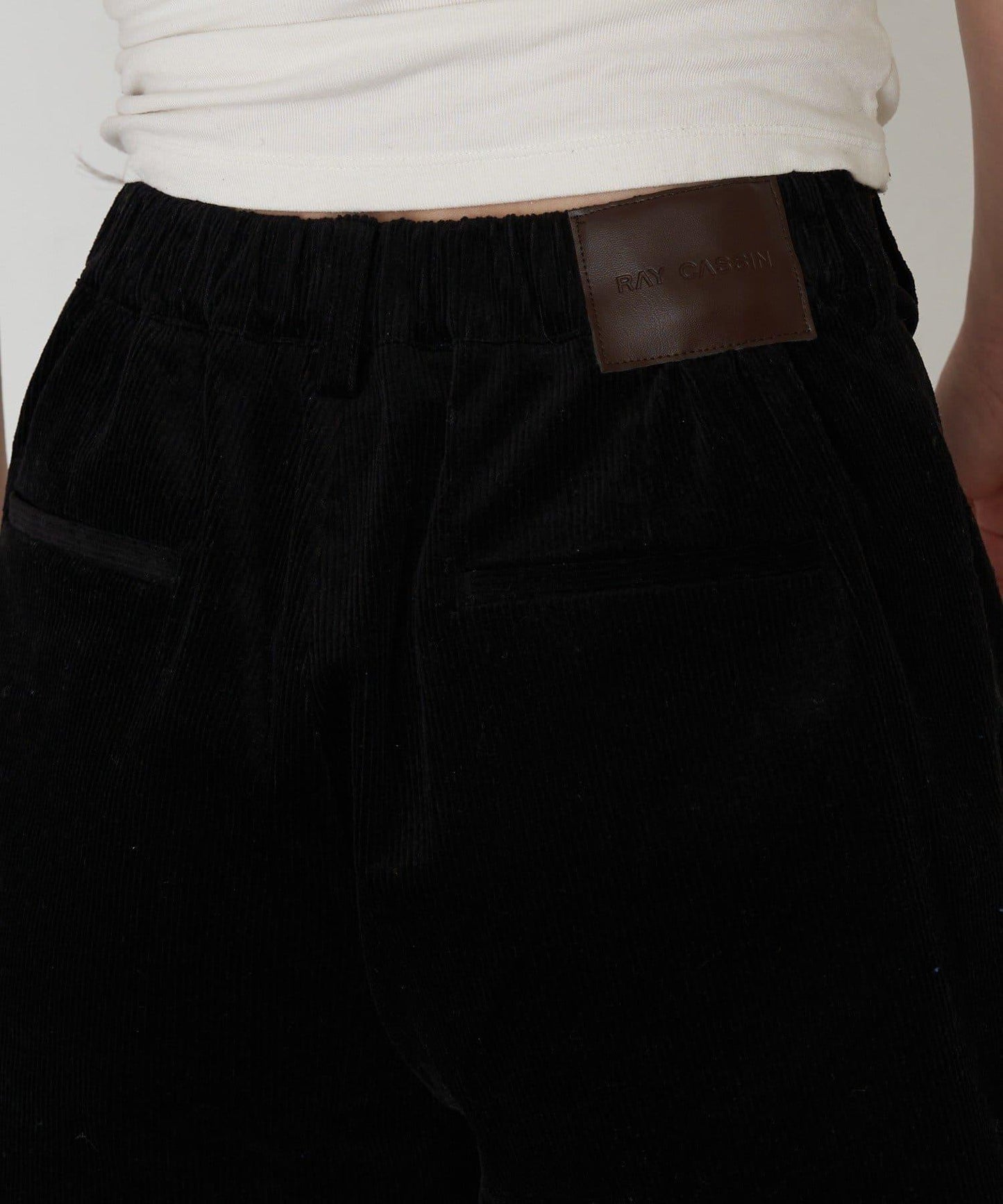 燈芯絨微型短褲