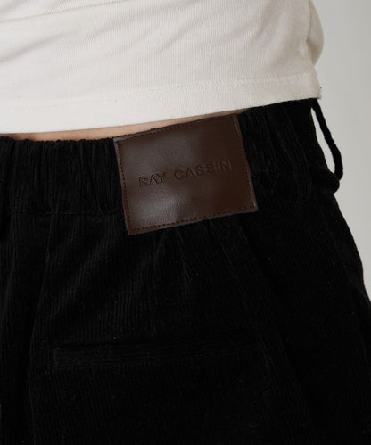 燈芯絨微型短褲